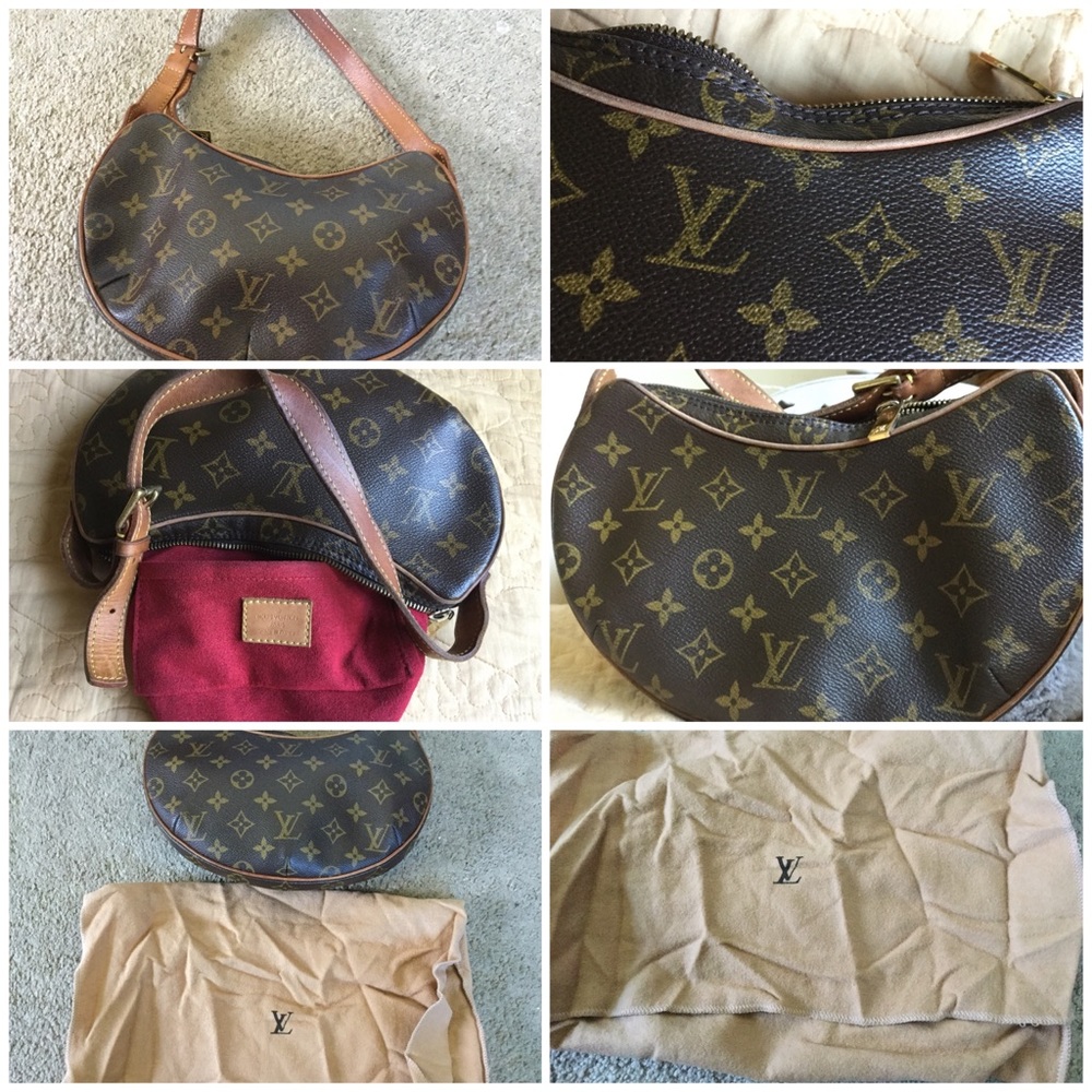 Authentic Louis Vuitton Croissant Pochette  Bag